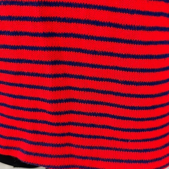 Creslan Casual Red Blue Strip Sweater Top Size XL - Picture 7 of 8